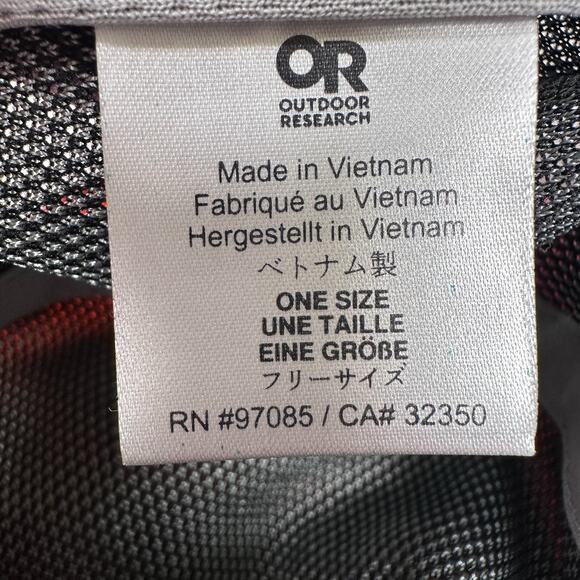 Outdoor Research Swift Running Cap Kids One Size Orange Gray Hook & Loop Hat - Picture 7 of 9